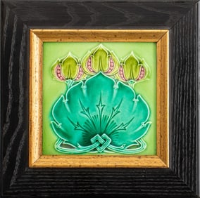 Minton Hollins & Co. Art Nouveau Ceramic Tile