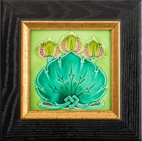 Minton Hollins & Co. Art Nouveau Ceramic Tile (1 of 7)