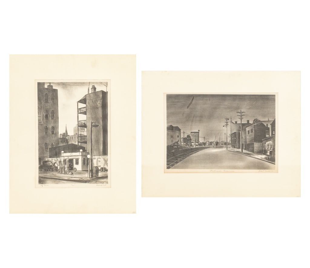 Richard Crist, Etc. Cityscape Lithographs, 2 (1 of 10)