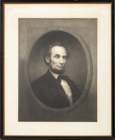 Marshall Abraham Lincoln Portrait Engraving
