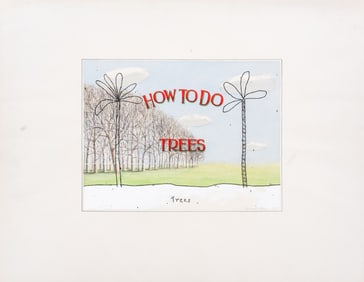 Lawrence Preece "How to do Trees" Watercolor