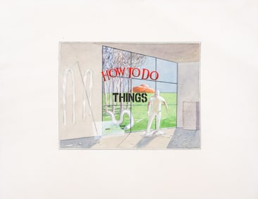 Lawrence Preece "How to do Things" Watercolor