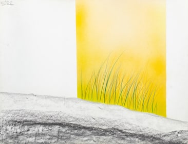 Rony Rehav Minimalist Mixed Media on Arches Paper