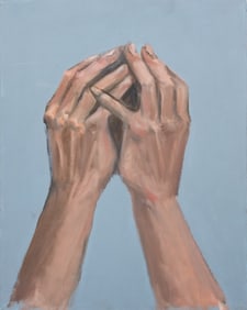 Penny Purpura Woman's Hands Oil on Canvas