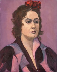 Penny Purpura Portrait of a Woman Oil on Canvas