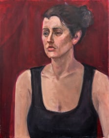 Penny Purpura Portrait of a Woman Oil on Canvas