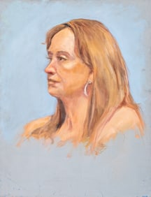 Penny Purpura Portrait of a Woman Oil on Canvas