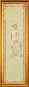 Cosmo DiSalvo Neoclassical Male Oil on Masonite