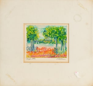 Illegibly Signed "Unique State" Aquatint