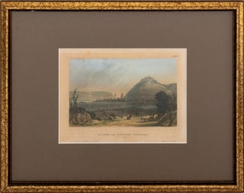 Joseph Meyer "Ruinen de Schlosses ..." Engraving