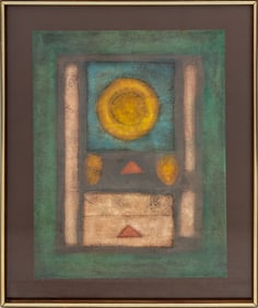 Gildo Bartucci Abstract Hand-Colored Etching