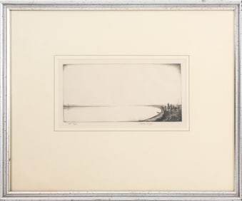 Charles William Cain "120 Degrees Tigris" Etching