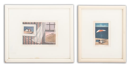 B.J. Anderson Figural & Landscape Aquatints, 2