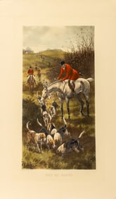 After A.C. Havell "Run to Earth" Etching, 1902