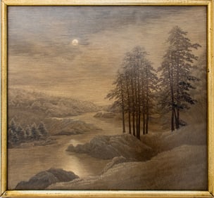 Winter Landscape Embroidery