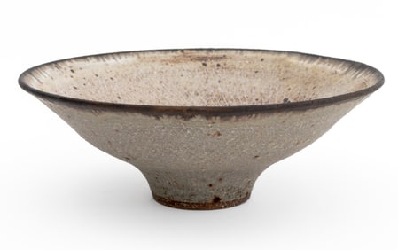 Lucie Rie Incised Stoneware Bowl, ca. 1965