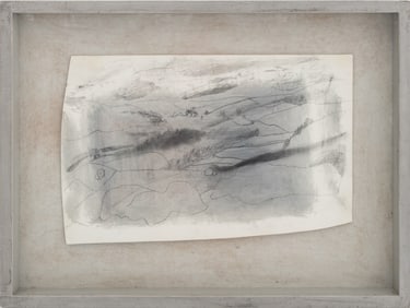 Ben Nicholson "Storm Over Littondale" Mixed Media