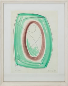 Barbara Hepworth "November Green" Serigraph, 1969