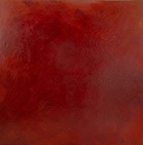 Suzan Frecon "Red Painting Continuation", 1983