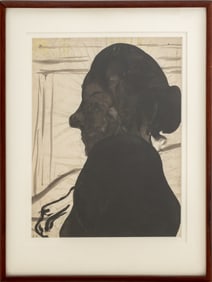 Edouard Vuillard Profile of a Woman Mixed Media