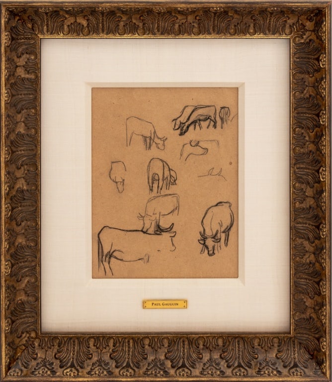 Paul Gauguin "Etude De Vaches / Etude De Cochons" (1 of 14)