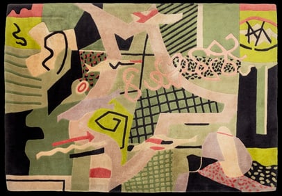 Stuart Davis "Flying Carpet" Tapestry Rug