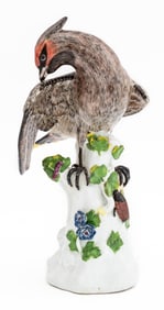 Meissen Porcelain Model of a Waxwing, ca. 1743