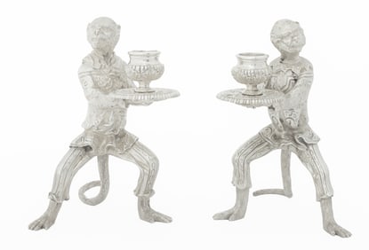 Tiffany & Co. Sterling Singerie Candlesticks, Pair