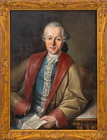 Franz Thaddaus Helbling Portrait of Gentleman Oil