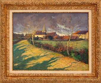 Paul Madeline "Paysage d'Automne" Oil, 1905