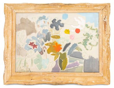 Ivon Hitchens "Still Life, Garden..." Oil, ca. 1935