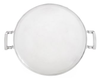Edward VII Sterling Silver Circular Platter