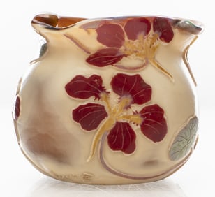 Legras Art Nouveau Cameo Glass Vase