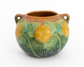 Roseville Art Pottery "Sunflower" Vase, ca. 1930