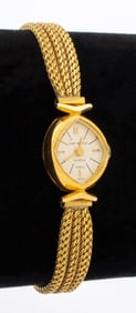 18K Yellow Gold Ladies Dress Watch