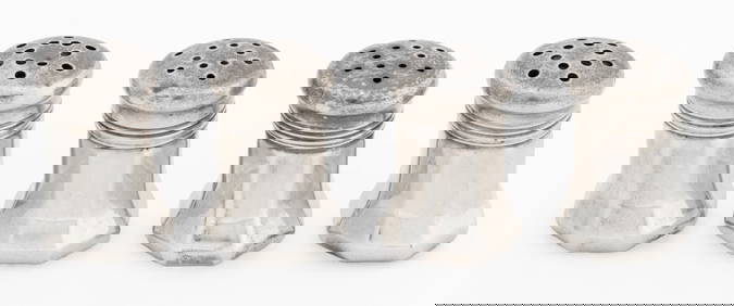 Cartier Sterling Silver Salt and Pepper Shakers, 4 (1 of 4)