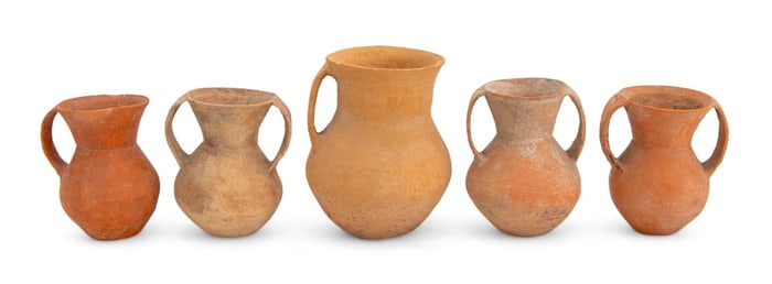 Chinese Neolithic Terracotta Jars, 5