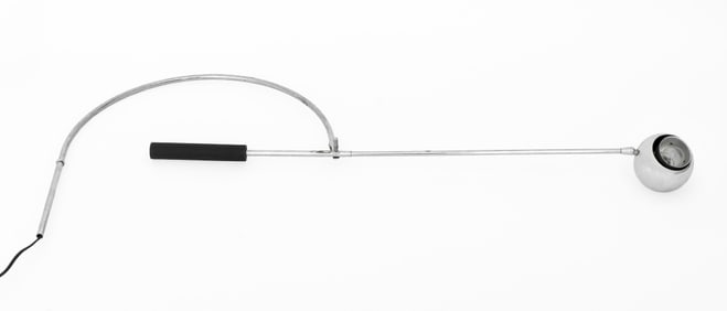 Robert Sonneman "Orbiter" Chrome Wall Lamp