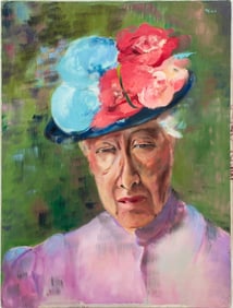 Mary Alice Sole Portrait of Woman Oil on Canvas