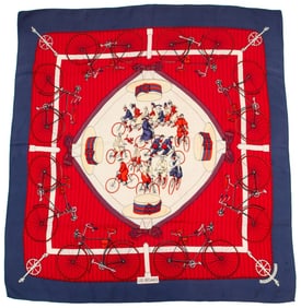 Hermes "Les Beccanes" Silk Scarf