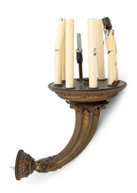 Caldwell Style Bronze Eight-Light Wall Sconce