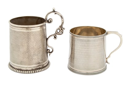 English Sterling Silver Cups, 2