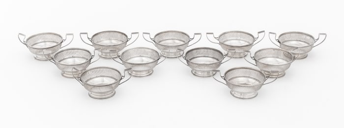 Gorham Sterling Silver Double-Handled Cups, 11