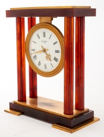 Art Deco Hour Lavigne Paris Portico Mantel Clock