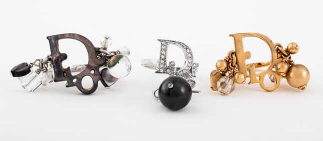 Christian Dior Statement Rings, 3