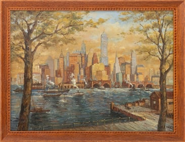 After Colin Campbell Cooper New York City Oil