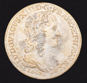Louis XIII Plaster Roundel