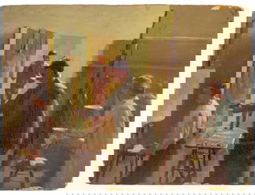 John Luini Paint Class Oil on Board