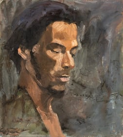 Kniah Portrait of a Man Oil on Canvas