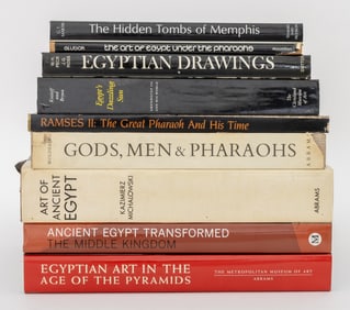 Books on Ancient Egyptian Art, 9 Volumes